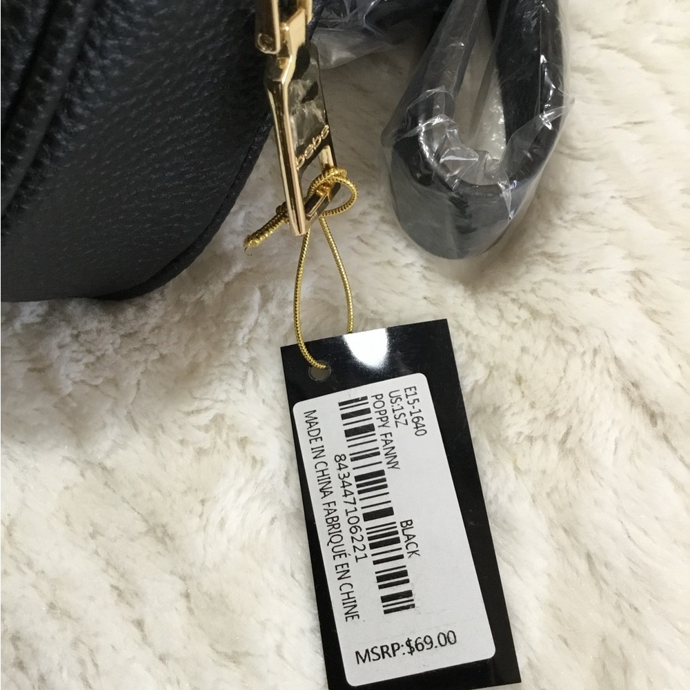 Bebe black taupe fanny pack new with tag - Picture 8 of 13